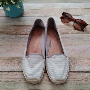 Sperry Espadrille Slip On Canvas Flates